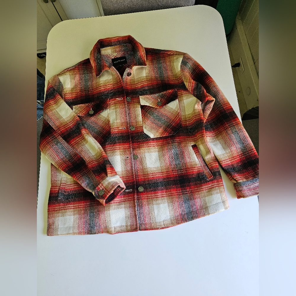 Velvet Heart Medium Lumberjack Style Shacket